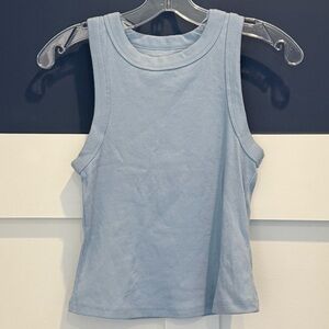 Old Navy Ribbed Light Blue Top